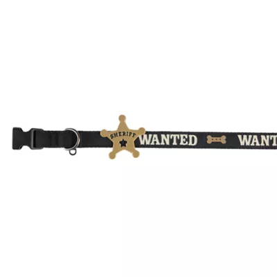 Thrills & Chills™ Halloween Sheriff Dog Collar - Image 1