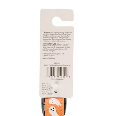 Thrills & Chills™ Halloween Ghost Dog Collar - Image 7