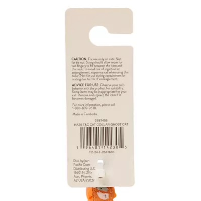Thrills & Chills™ Halloween Ghost Kitten & Cat Collar - Image 7