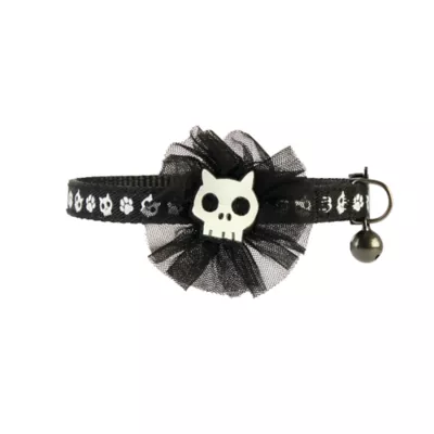 Thrills & Chills™ Halloween Skull Kitten & Cat Collar - Image 4