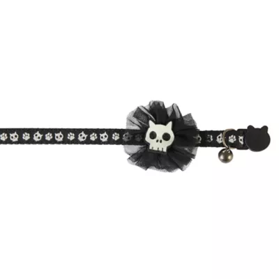 Thrills & Chills™ Halloween Skull Kitten & Cat Collar - Image 1