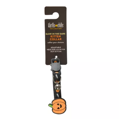 Thrills & Chills™ Halloween Pumpkin Kitten & Cat Collar - Image 6