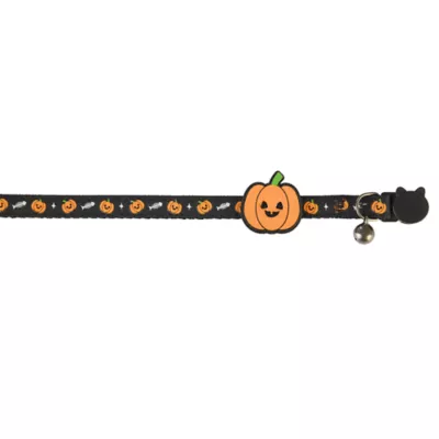 Thrills & Chills™ Halloween Pumpkin Kitten & Cat Collar - Image 1