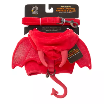 Thrills & Chills™ Halloween Devil Kitten & Cat Leash & Harness Combo - Image 9