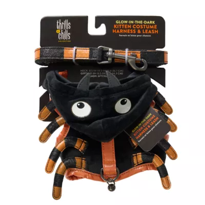 Thrills & Chills™ Halloween Spider Kitten & Cat Leash & Harness Combo - Image 8