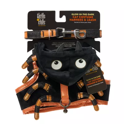 Thrills & Chills™ Halloween Spider Kitten & Cat Leash & Harness Combo - Image 9