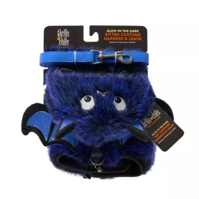 Thrills & Chills™ Halloween Bat Kitten & Cat Leash & Harness Combo - Image 8