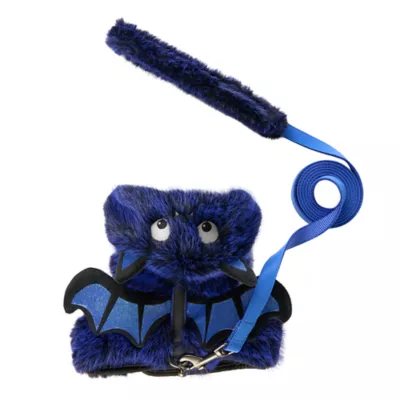 Thrills & Chills™ Halloween Bat Kitten & Cat Leash & Harness Combo - Image 1