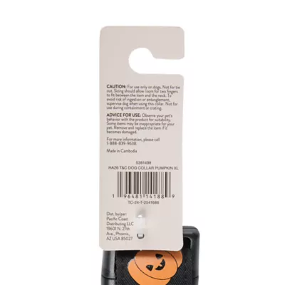 Thrills & Chills™ Halloween Pumpkin Dog Collar - Image 7