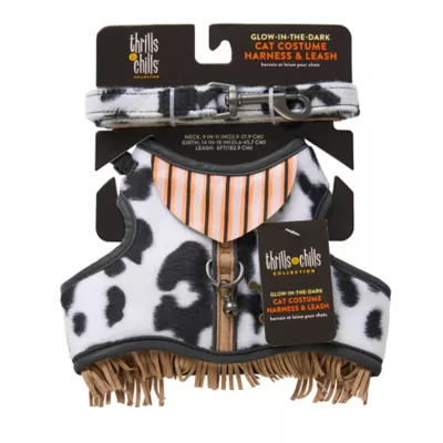 Thrills & Chills™ Halloween Cowboy Kitten & Cat Leash & Harness Combo - Image 9