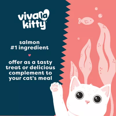 Viva La Kitty Meaty Sticks Cat treats  - Salmon Recipe, 5 Count, 0.88 oz - Image 3