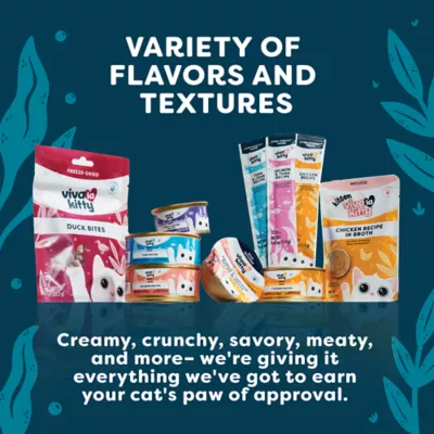 Viva La Kitty Freeze-Dried Cat Treats - Seafood Medley, 0.5 oz - Image 7