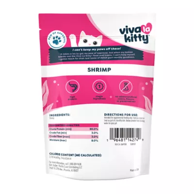 Viva La Kitty Freeze-Dried Cat Treats - Shrimp, 0.5 oz - Image 8