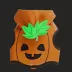 Thrills & Chills™ Halloween Pumpkin Dog Costume Harness image thumbnail 4