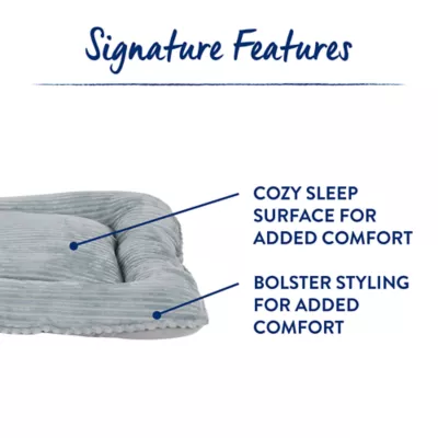 Top Paw Grey Cozy Pillow Bed - Image 3
