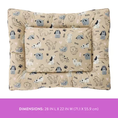 Top Paw Dog Print Pillow Bed - Image 2