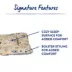 Top Paw Dog Print Pillow Bed image thumbnail 3