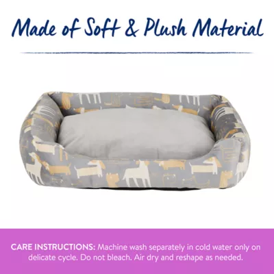 Top Paw Dog Print Cuddler Bed - Image 4