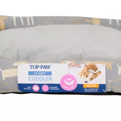Top Paw Dog Print Cuddler Bed - Image 6