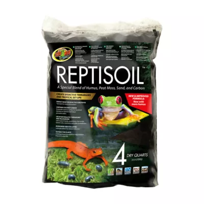Zoo Med® ReptiSoil™ Reptile Substrate - Terrarium Soil Substrate - Soil Blend - 4-24 qt - Image 1