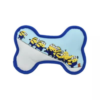 Minion Bone Plush Dog Toy - Image 3