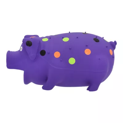 Multipet® Globlet Pig Dog Toy Purple - Image 4