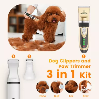 Oneisall X2N5 Dog Clippers and Paw Trimmer Kit - Image 6