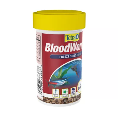 Tetra® BloodWorms Freeze Dried Fish Food Fish Treat for Aquarium Fish - Image 2