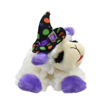 Multipet® Lamb Chop With Hat Plush Squeaker Dog Toy - Image 1