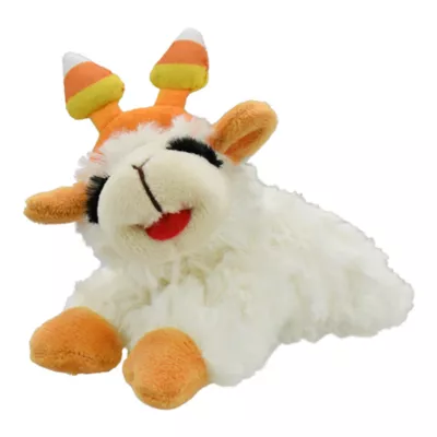 Multipet® Lamb Chop Candy Corn Plush Squeaker Dog Toy - Image 1