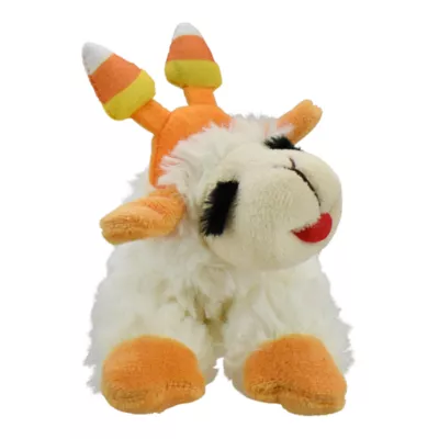 Multipet® Lamb Chop Candy Corn Plush Squeaker Dog Toy - Image 2