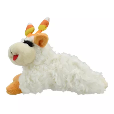 Multipet® Lamb Chop Candy Corn Plush Squeaker Dog Toy - Image 3