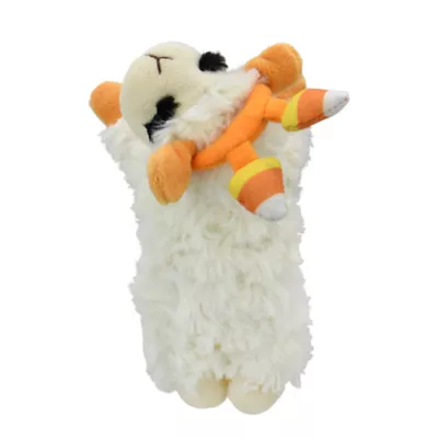 Multipet® Lamb Chop Candy Corn Plush Squeaker Dog Toy - Image 4