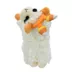 Multipet® Lamb Chop Candy Corn Plush Squeaker Dog Toy image thumbnail 4
