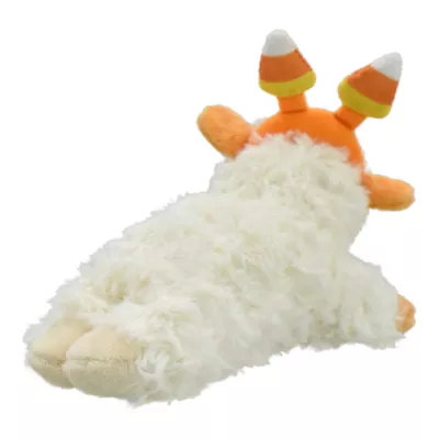 Multipet® Lamb Chop Candy Corn Plush Squeaker Dog Toy - Image 5