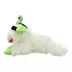 Multipet® Lamb Chop Green With Angena Eye Plush Squeaker Dog Toy image thumbnail 3