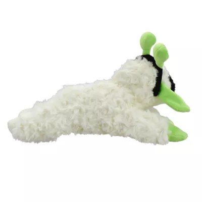 Multipet® Lamb Chop Green With Angena Eye Plush Squeaker Dog Toy - Image 5