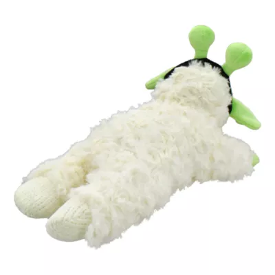 Multipet® Lamb Chop Green With Angena Eye Plush Squeaker Dog Toy - Image 6