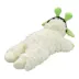 Multipet® Lamb Chop Green With Angena Eye Plush Squeaker Dog Toy image thumbnail 6