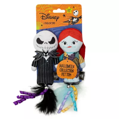 GMASON Nightmare Before Christmas Jack & Sally Plush with Fethers Cat Toy - Image 3