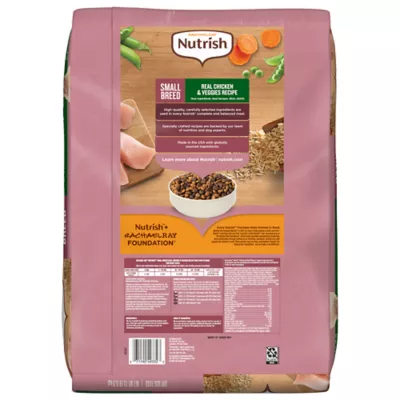 Rachael Ray Nutrish Whole Health Blend Small Breed Adult Dry Dog Food - Chicken & Veggies - Image 2