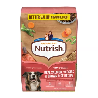Rachael Ray Nutrish Adult Dog Dry Food - Salmon, Veggies & Brown Rice - Image 1