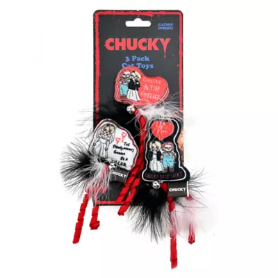 GMASON Chucky Plush with Feater Cat Toys 3-Pack - Image 3