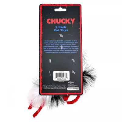 GMASON Chucky Plush with Feater Cat Toys 3-Pack - Image 4