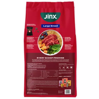 Jinx Large Breed All Life Stages Dry Dog Food - Beef Brown Rice & Sweet Potato 30 lb - Image 2