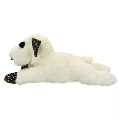Multipet® Lamb Chop Polka Dog Plush Squeaker Dog Toy - Image 3