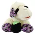 Multipet® Lamb Chop Green/Purple Plush Squeaker Dog Toy image thumbnail 1