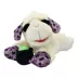 Multipet® Lamb Chop Green/Purple Plush Squeaker Dog Toy image thumbnail 2