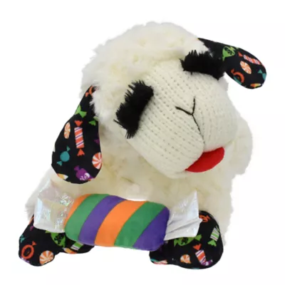 Multipet® Lamb Chop With Candy Plush Squeaker Dog Toy - Image 1