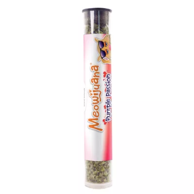 Meowijuana Purple Passion Blend Catnip Tube Cat Toy - Image 1